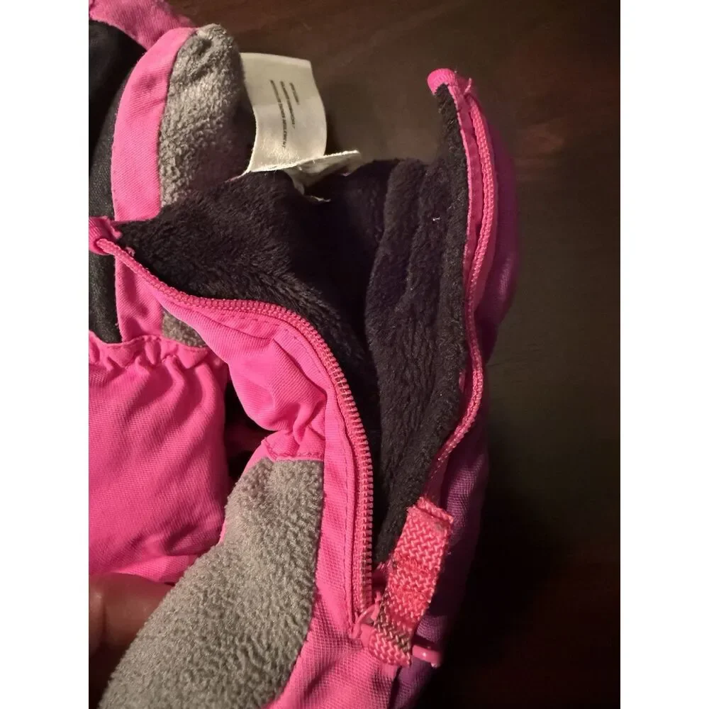Head Girls Youth Size Small Gloves Pink Purple Waterproof Warm Ski Mittens Snow